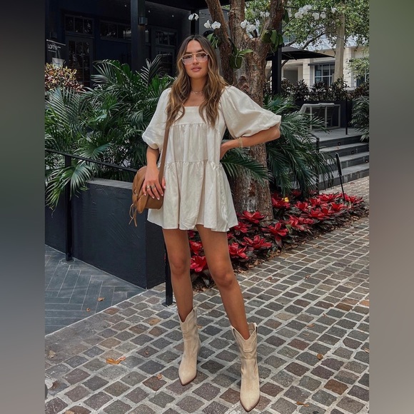 Larroude Thelma Boot In Sand Suede - Picture 9 of 9